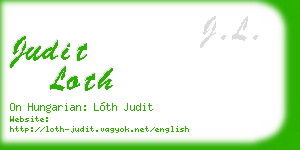 judit loth business card